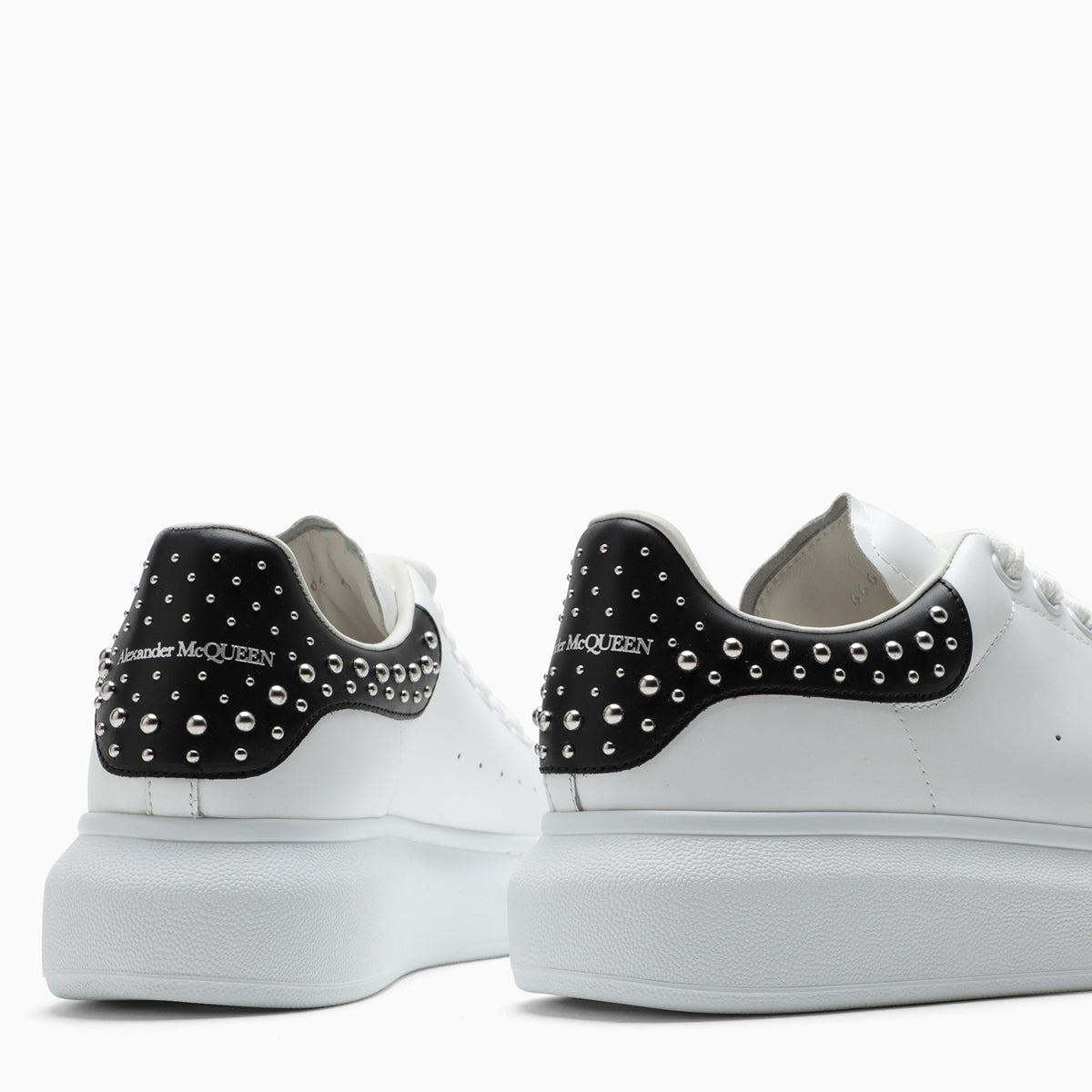 White And Black Oversized Low Sneakers