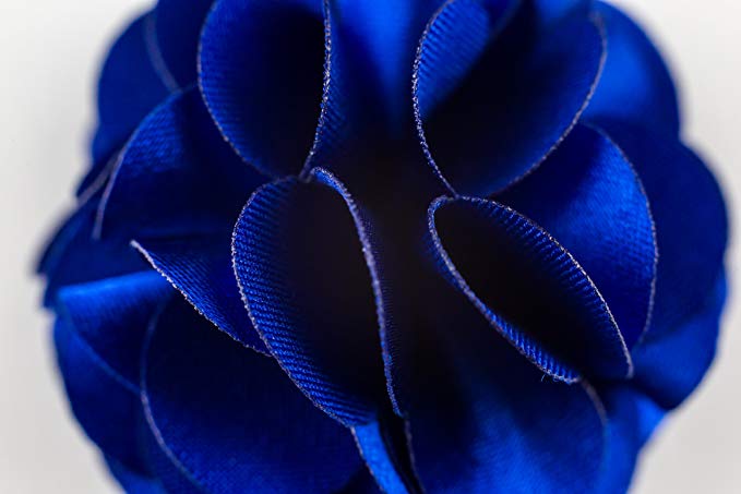 Polyester Silk Flower Handmade Lapel Pin