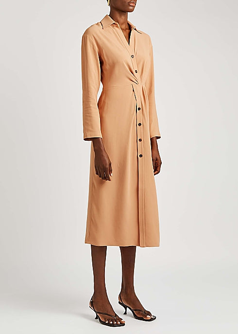 Camel Shirt Dress