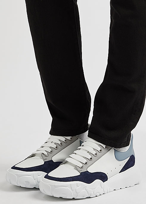 Court Panelled Leather Sneakers