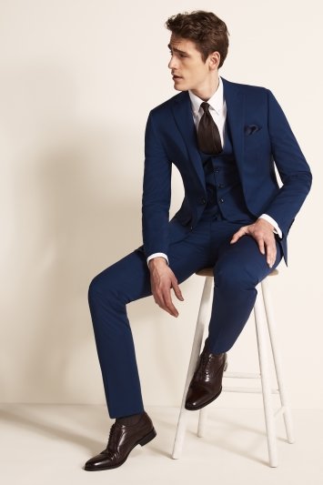 Tailored Fit Royal Blue Suit