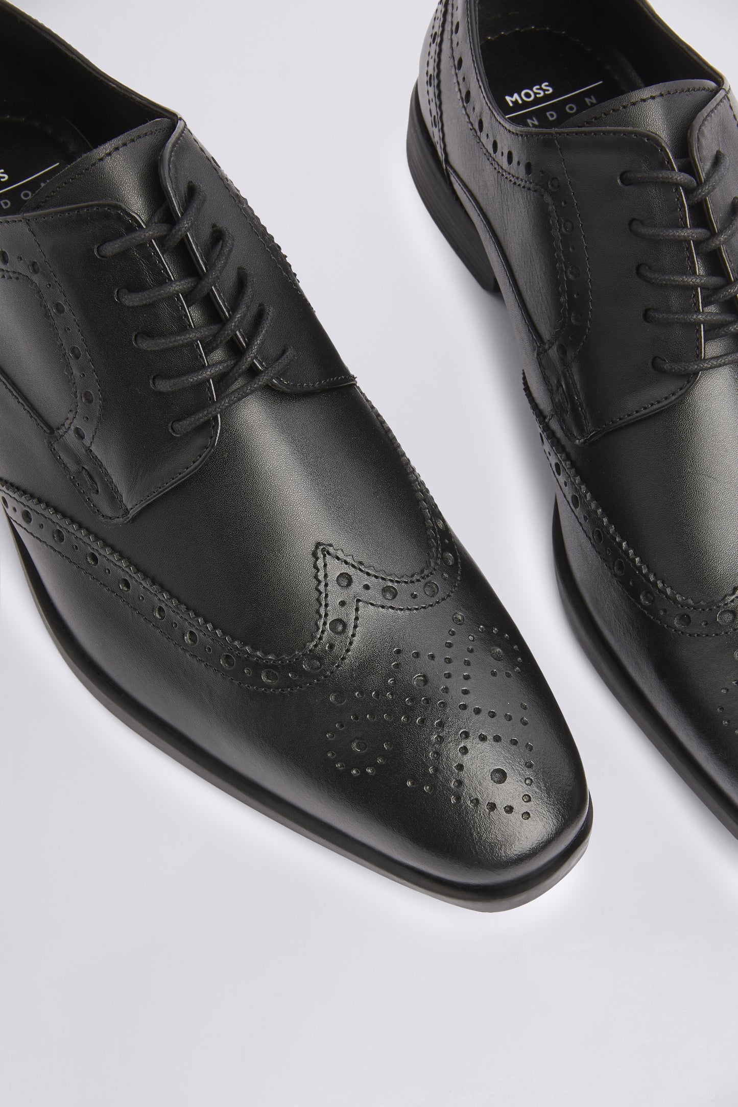 Deakin Black Brogue Shoe