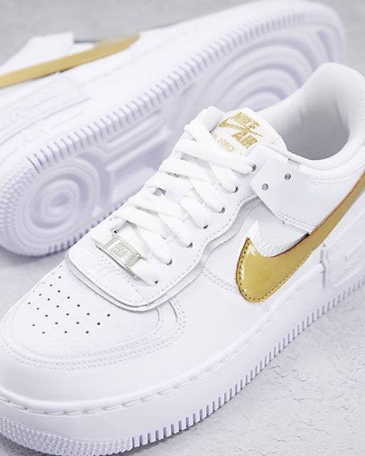 Billy Uitgebreid biologisch Air Force 1 Shadow In White Gold And Silver - Exclusive MR