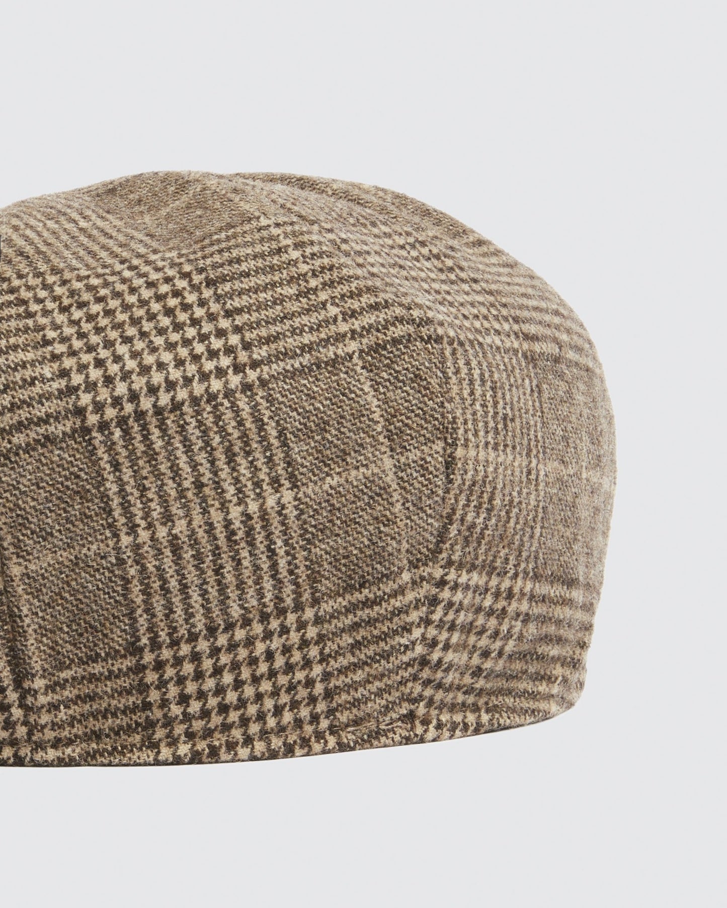 Cappuccino Check Baker Boy Cap