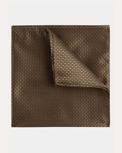 Gold Textured Pocket Square