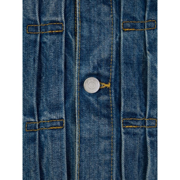 Blue Destroyed Jean Jacket