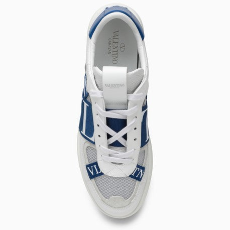 White/Blue VL7N Sneakers