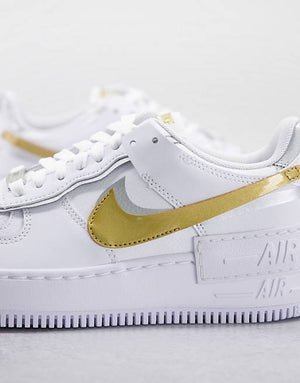 Air Force 1 Shadow In White Gold And Silver