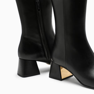 Black Ankle Boot With Horsebit