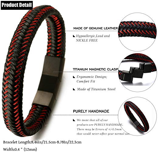 Men's Genuine Leather Bracelet