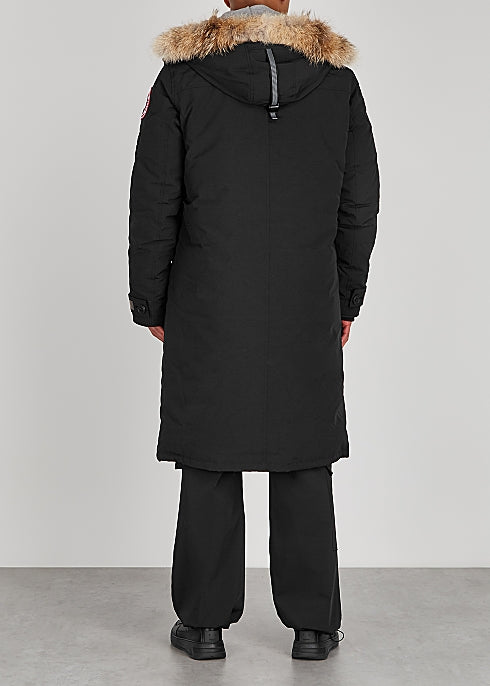 Westmount Black Fur-trimmed Artic-tech Coat