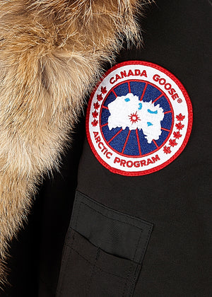 Westmount Black Fur-trimmed Artic-tech Coat