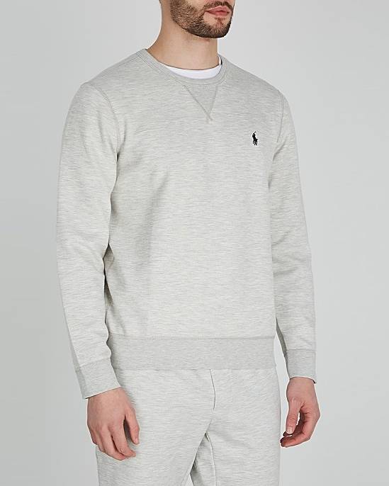 Performance Grey Jersey Sweatshirt