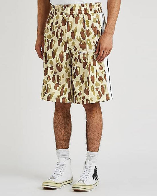 Camouflage-Print Jersey Shorts