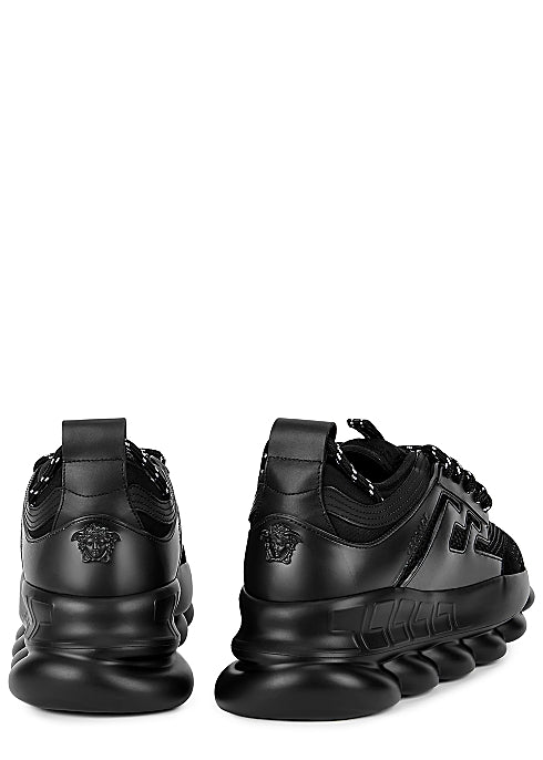 Chain Reaction Black Mesh Sneakers