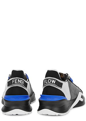 Flow Black Panelled Sneakers