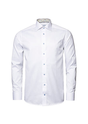 White Signature Twill Contemporary Fit Shirt