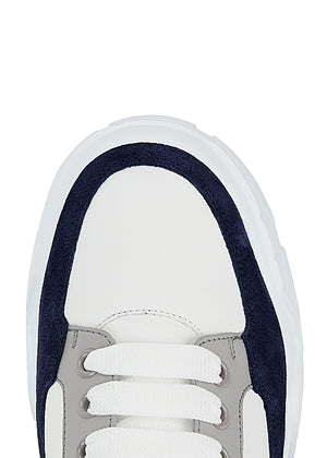 Court Panelled Leather Sneakers