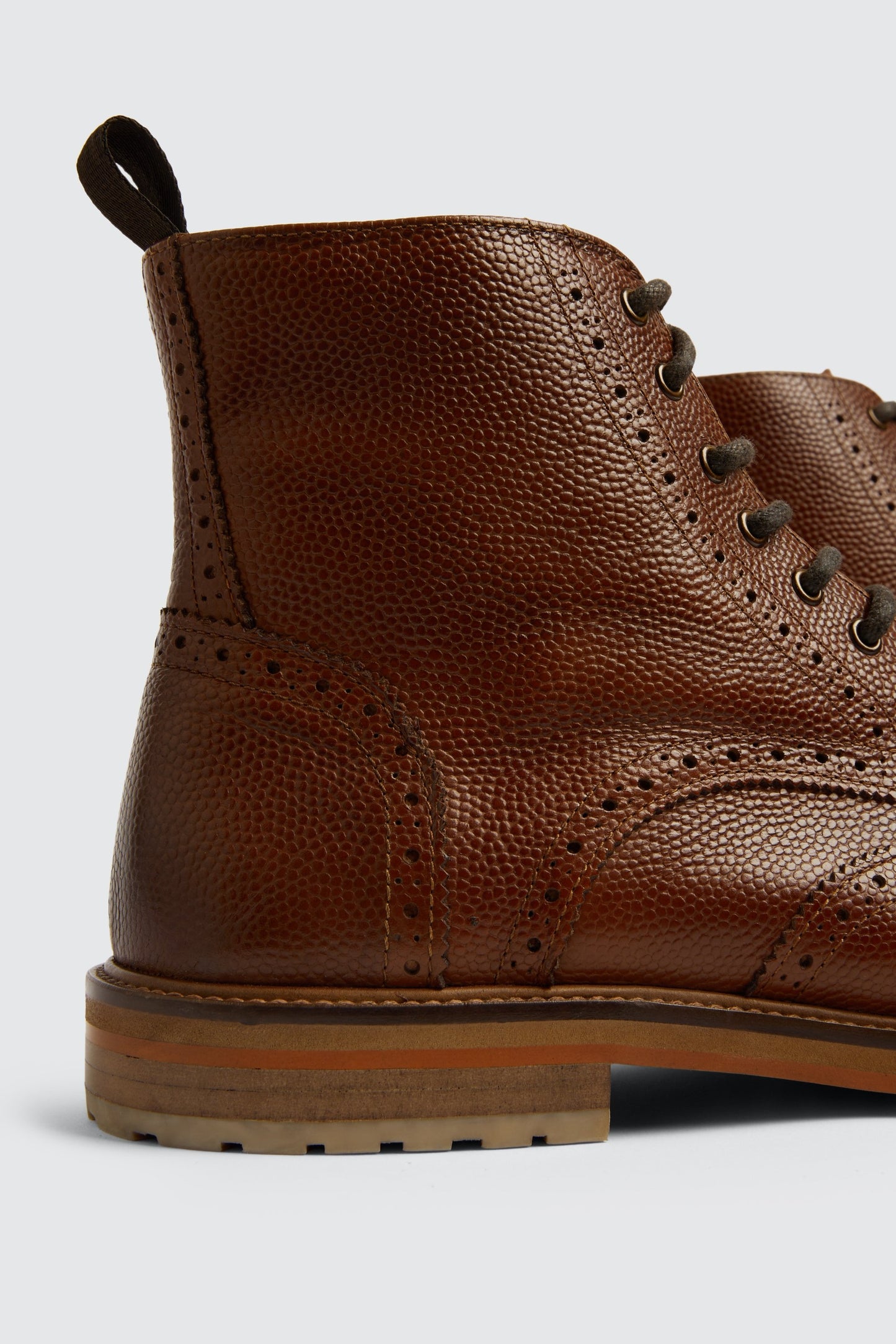 Tan Brogue Boot