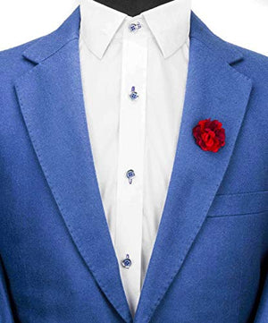 Men's Flower Bunch Lapel Pin/Brooch for Suit