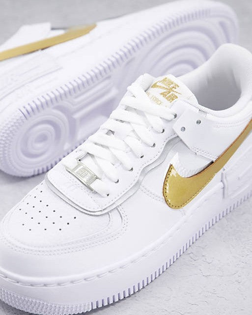 Air Force 1 Shadow In White Gold And Silver