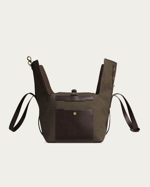 Army /Dark Brown M/S Supply Travel Bag