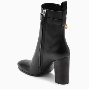 Black High Boots With Lock