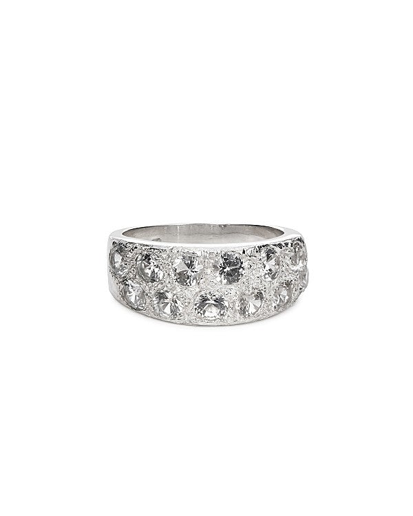 The Riviera Embellished Sterling Silver Ring