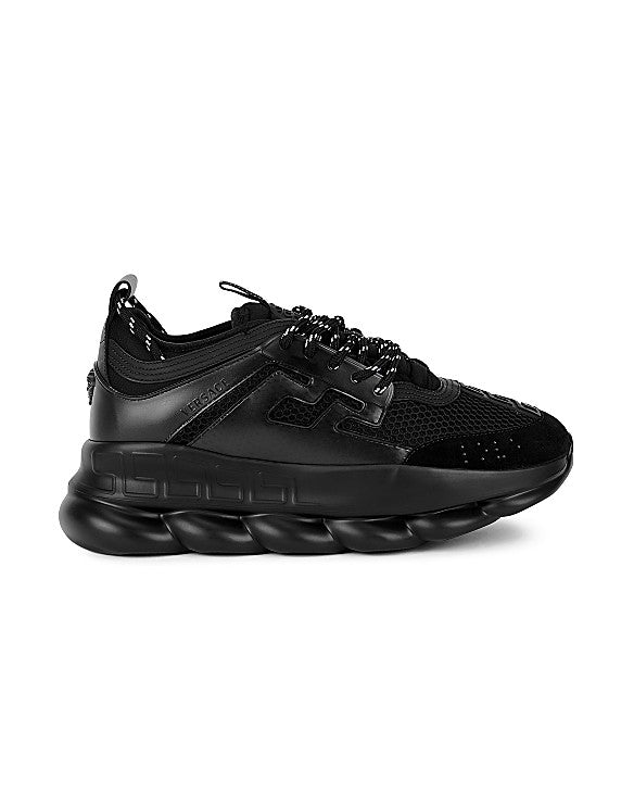 Chain Reaction Black Mesh Sneakers