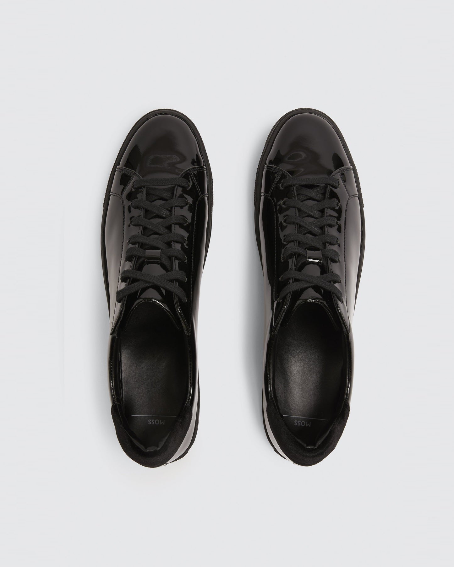 Chelsea Black Patent Trainer