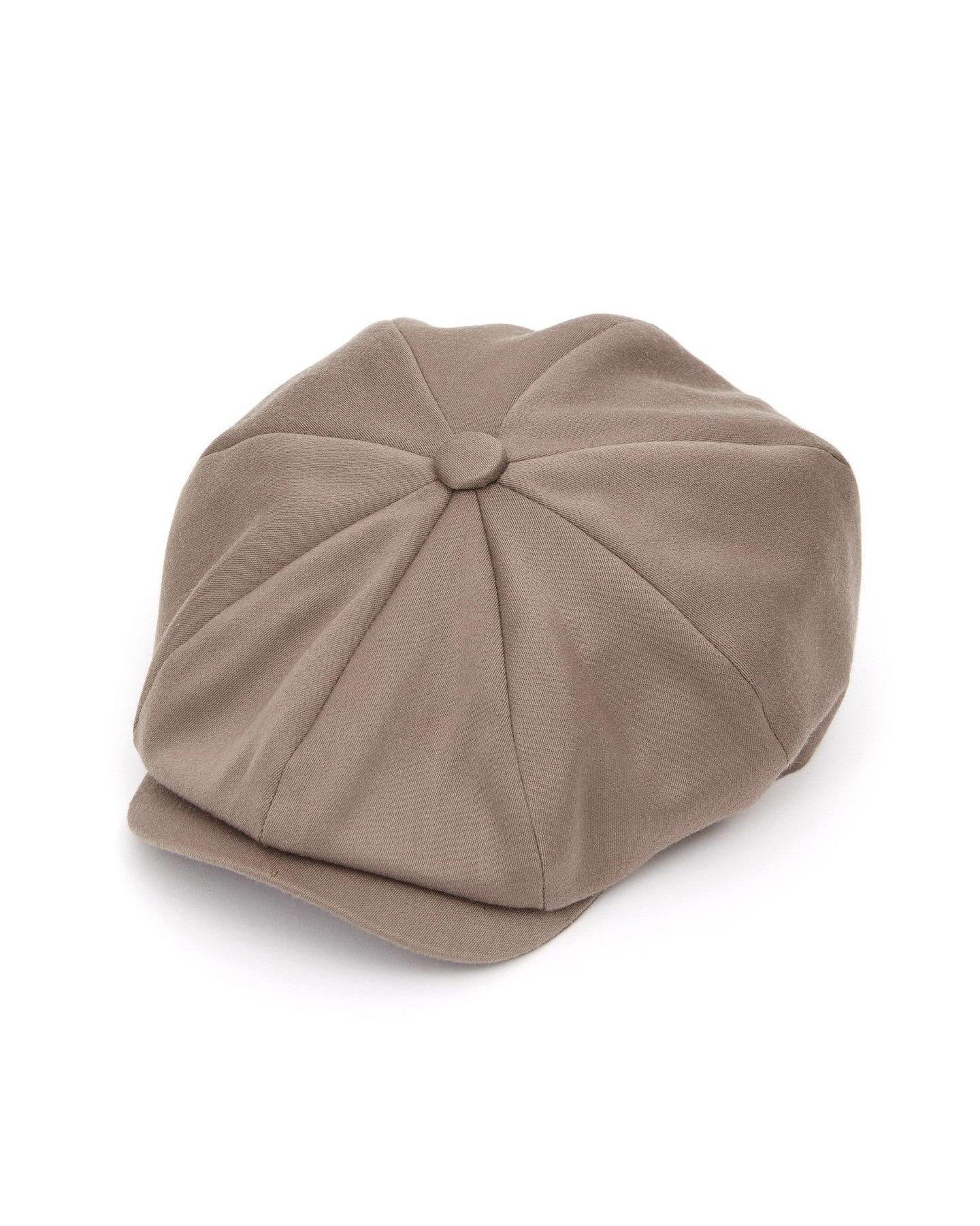 Ellis 8 Piece Satin Wool Flat Cap - Earth