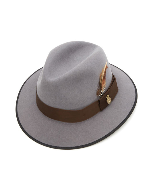 Farnham Down Brim Fur Felt Trilby Hat