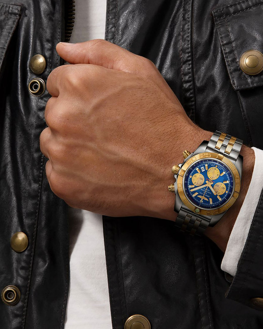 Chronomat 44MM Steel & Gold Watch