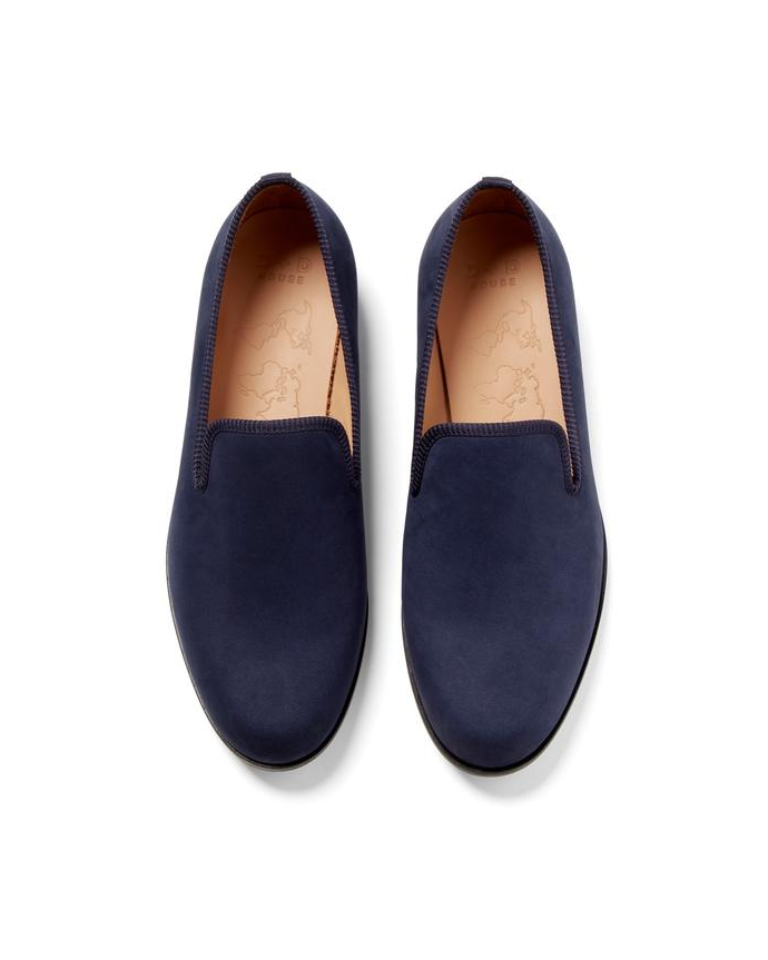 MOORE NAVY NUBUCK LOAFER