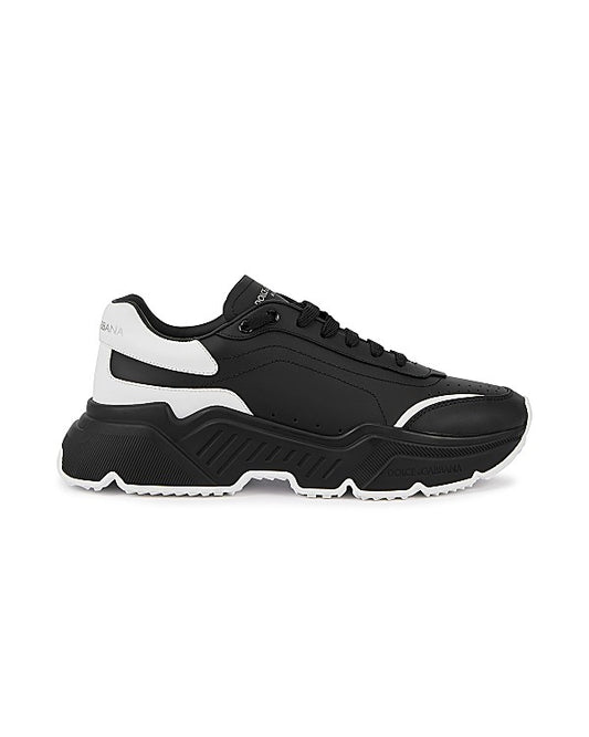 Daymaster Black Leather Sneakers