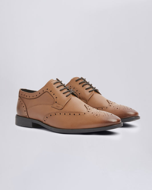 Deakin Tan Brogue Shoe