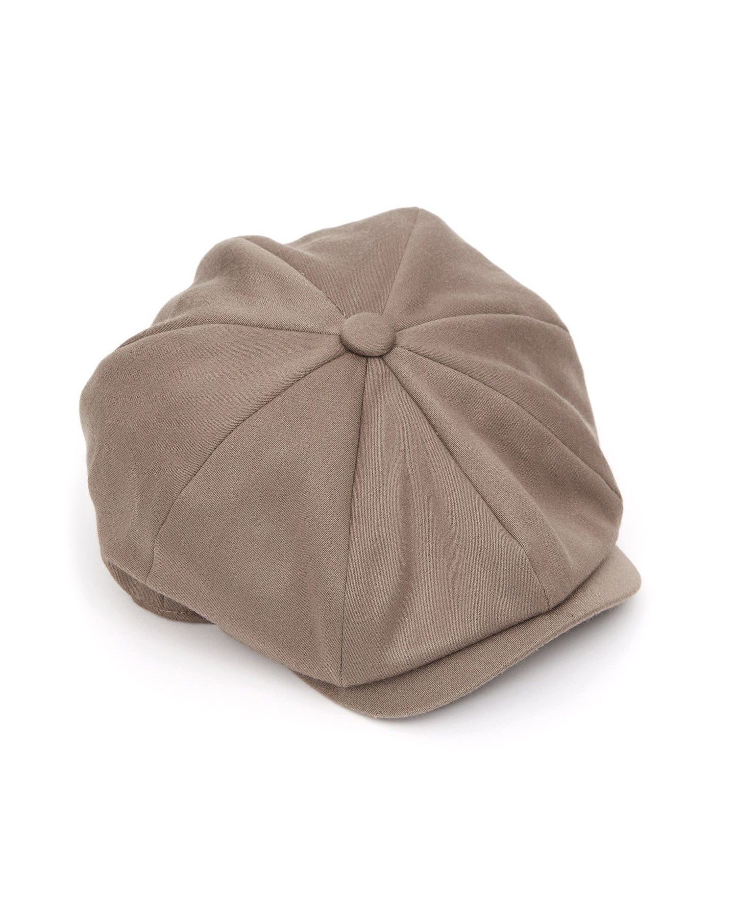 Ellis 8 Piece Satin Wool Flat Cap - Earth