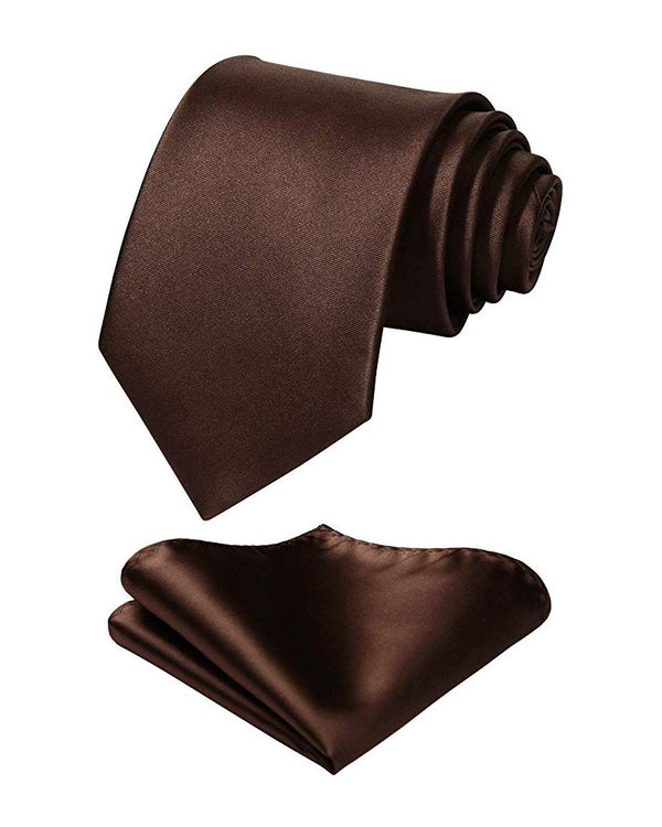 Men's Solid Color Tie Handkerchief