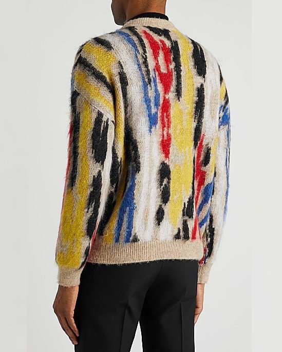 Intarsia Wool-Blend Jumper