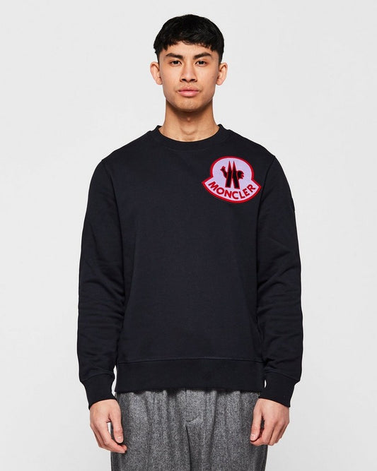 Large Badge Crewneck Sweatshirt