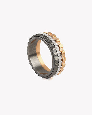 Mechanical Silver Rings