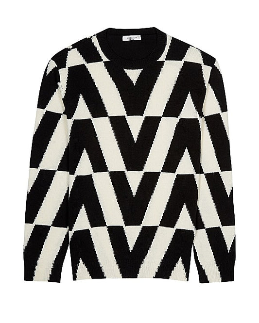 Monochrome Logo Cashmere-Blend Jumper