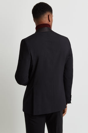 Tailored Fit Black Tuxedo Jacket