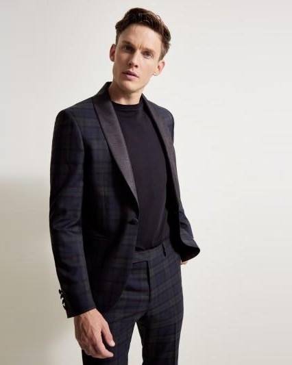 Slim Fit Tartan Dresswear Jacket