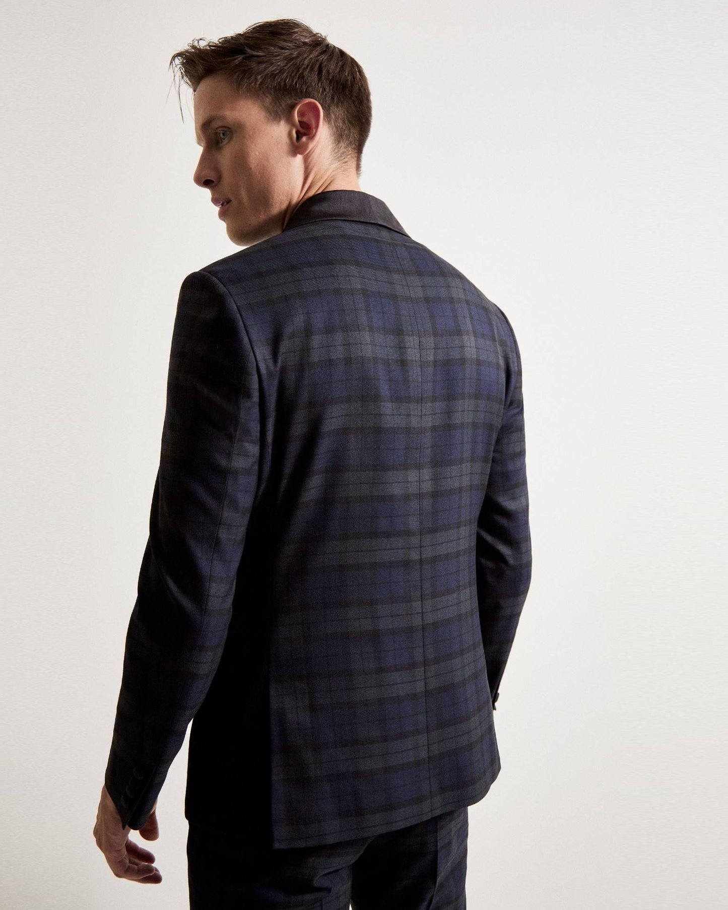 Slim Fit Tartan Dresswear Jacket