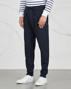 Navy Jersey Jogging Trousers