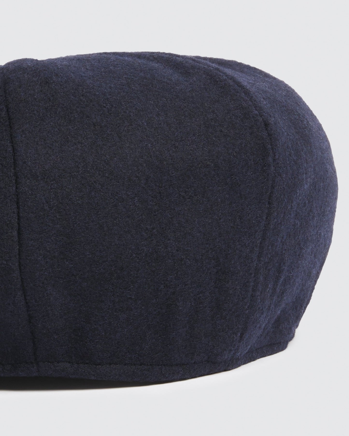 Navy Melton Baker Boy Cap