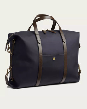 Navy/Dark Brown M/S Utility Duffle Bag