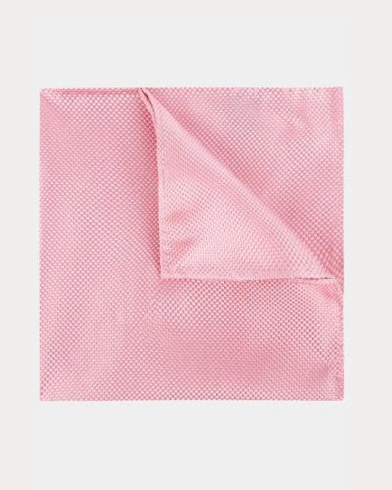 Pink Textured Natte Pocket Square