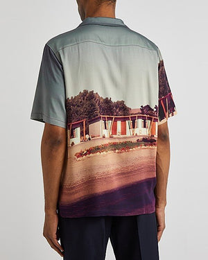 Printed Satin Shirt